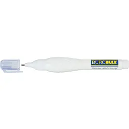 Коректор Buromax ручка 10 мл, спиртова основа, металевий наконечник (BM.1036) - мініатюра 1