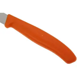 Ніж Victorinox з прямим лезом 8.5 см нержавіюча сталь універсальний помаранчевий - мініатюра 3
