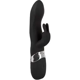 Вібратор-кролик Sweet Smile Rechargeable Blacky 21 см чорний
