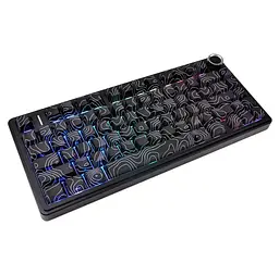 Игровая механическая клавиатура AULA F75 / Три режима подключения / Seiya Switch / Black Lines - мініатюра 7