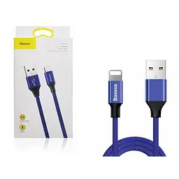 Кабель Baseus Yiven Cable USB to Lightning 1.8M CALYW-A13 Navy Blue - мініатюра 3