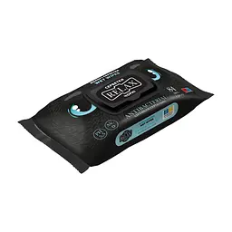 Вологі серветки Relax Tissue Black Антибактеріальні 84 шт. (4820237500977)
