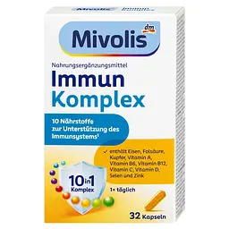 Вітаміни Біологічно активна добавка Mivolis Immun Komplex, 32 шт