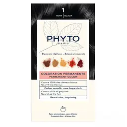 Крем-фарба для волосся Phyto Phytocolor відтінок 1 чорний 112 мл (РН10016)