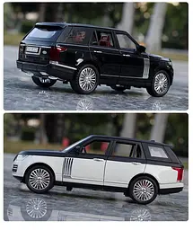 Колекційна металева модель позашляховика АвтоЕксперт Range Rover з інерцією, світлом та звуком 1:24 - мініатюра 7
