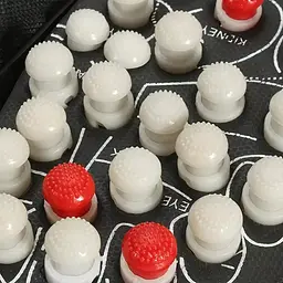 Акупунктурні масажні тапочки із шипами з ефектом рефлексотерапії для щоденного масажу стоп, Yu Xin Чорний 87806 - мініатюра 9