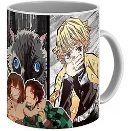 Кухоль GeekLand Demon Slayer Kimetsu no Yaiba Клинок, що розсікає демонів Хашибіра Камадо Агацума KY.02.08 330 мл білий - мініатюра 2
