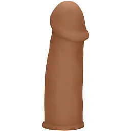Насадка на пеніс CalExotics Futurotic Penis Extender 14 см коричневий