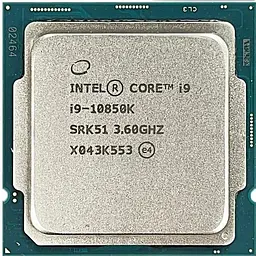 Процесор Intel Core i9 10850K (CM8070104608302) (Socket 1200, 20T, 5.2 ГГц, Tray) Б/в