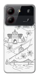 TPU чохол Demsky Kyiv spirit для ZTE Blade A54 4G