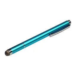 Стилус ємнісний, високоточний, Jot Pro, зі знімною мікроволоконною насадкою, алюмінієвий, блакитний