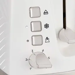 Тостер GrooWe 2 Slice 850Вт, підігрів, розморож., пластик, білий Russell Hobbs kuh0014883 - мініатюра 8