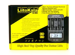 Зарядний пристрій LiitoKala Lii-ND4, 4x(NiMH/NiCd) + 1*9V(крона), discharge function, display - мініатюра 4