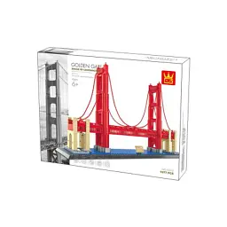 Конструктор Wange Міст Золота Брама, США (WNG-6210) - мініатюра 3