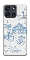 TPU чохол Demsky Southern pearl для Motorola Moto G56 5G