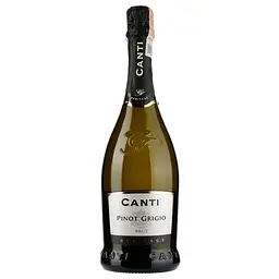 Набір вино ігристе Canti Pinot Grigio Brut біле брют 0.75 л + вино Canti Pinot Grigio Pavia біле сухе 0.25 л - мініатюра 2