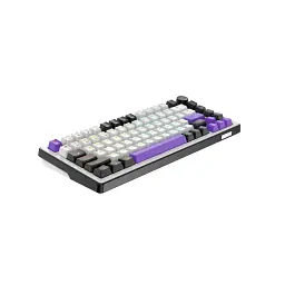 Клавіатура Hator Hellyberry HK75 Mechanical Linear RGB Wireless/Bluetooth/USB UA White/Violet (HK75_wireless) - мініатюра 4