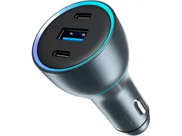 Автомобільний зарядний пристрій Proove Super Charge 130 W (USB+2Type-C) Metal Gray (ACSC13120004) - мініатюра 2
