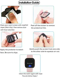 Захисна плівка Amazfeel для смартгодинника Amazfit GTS/GTS2 з рамкою (2 шт.) - мініатюра 9