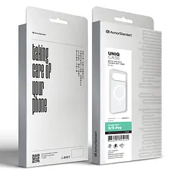 Чехол для Google Pixel 10 5G/10 Pro 5G, Uniq MagCase, белый, противоударный, панель-накладка с MagSafe, ударопрочный TPU+PC, с магнитом MagSafe, поддержка полноценной беспроводной зарядки, ArmorStandart (ARM80911) - мініатюра 3