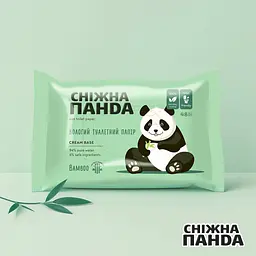 Вологий туалетний папір Сніжна Панда Bamboo Cream 48 шт. - мініатюра 7