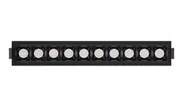 Світильник точковий врізний KLOODI KD-POINT 10X2 20W 4K BK - мініатюра 3