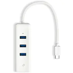 Мережевий адаптер TP-Link UE330С 1xGE, 3xUSB3.0, USB-С - мініатюра 2