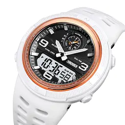 Чоловічий наручний годинник 1655WTWT White Skmei acs0030645 - мініатюра 2