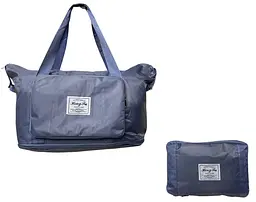Дорожня сумка-лоукост 40×30×20 см 6100 колір синій - мініатюра 7