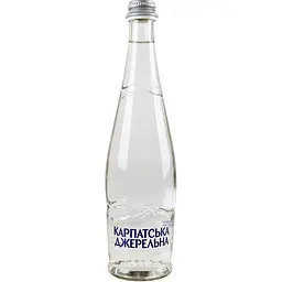 Упаковка мінеральної води Карпатська Джерельна негазована 3 л (0.5 л х 6 шт.) скло - мініатюра 2