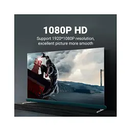 Кабель мультимедійний VGA M to VGA M 5.0m black Vention (DAEBJ) - мініатюра 2