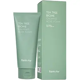 Пінка для вмивання FarmStay Tea Tree Biome Calming Acne Foam 180 мл - мініатюра 3