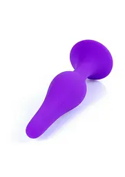 Анальна пробка - Silicone Purple Plug L - мініатюра 3