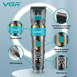Універсальна машинка для стрижки волосся Barber VGR V-695 - мініатюра 7