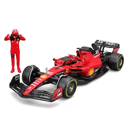 Автомодель з фігуркою Bburago Ferrari SF-23, 1:24 в асортименті (18-26809) - мініатюра 2