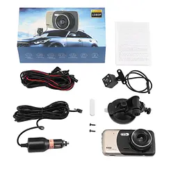 Автомобільний відеореєстратор DVR T652 4" Full HD з виносною камерою заднього виду - мініатюра 7