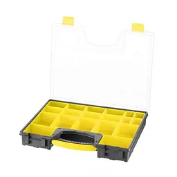 Органайзер коробка з ручкою пластикова 16.5" 420x335x62 мм INTERTOOL BX-4009 - мініатюра 3