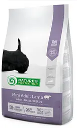 Сухий корм для собак малих порід Nature's Protection Mini Adult Lamb Small breeds 2 кг з ягням