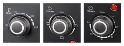 Електродуховка Liberton LEO-351 Black 35 л - мініатюра 3