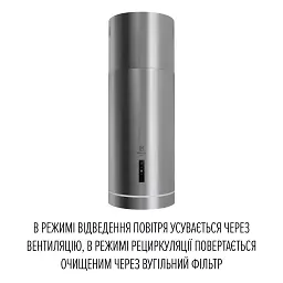 Витяжка острівна Perfelli Design Isola 35 Inox Silenzio - мініатюра 9