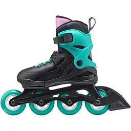 Ролики Rollerblade Fury 33-38 Black/Teal (1012-07373500-3C1-33-38) - мініатюра 3