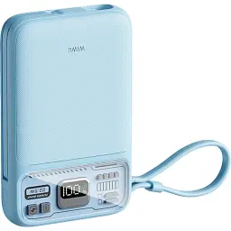 Зовнішній акумулятор WiWU Wi-P016 10000mAh Blue [133059] - мініатюра 3