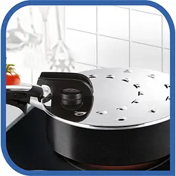 Кришка Tefal для серії Ingenio із захистом від розбризкування 20-28 см (L9829853) для сковороди та каструлі  - мініатюра 9