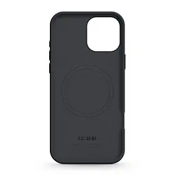 Силиконовый чехол с MagSafe для Apple iPhone 16 Pro Max, ICON2 MagCase, черный, противоударный, панель с мягкой подкладкой, защита всего корпуса, поддержка беспроводной зарядки, совместим с защитными стеклами и пленками, ArmorStandart (ARM78681) - мініатюра 2