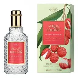 Одеколон Maurer & Wirtz 4711 Acqua Colonia Lychee & White Mint 50 мл - мініатюра 2