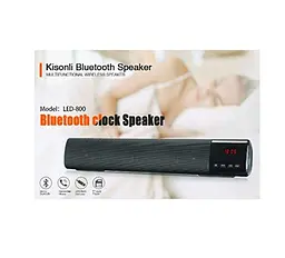 Компьютерная колонка Kisonli LED800B Bluetooth, 10W, 1200mAh, саундбар для ПК и ноутбука - мініатюра 4
