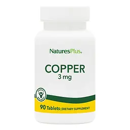 Вітаміни та мінерали NaturesPlus Copper 3 mg 90 таблеток