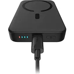 Портативна батарея Baseus Magnetic Mini Air Wireless Fast Charge Power Bank 10000 mAh 20W P10059001113-00 Black - мініатюра 8