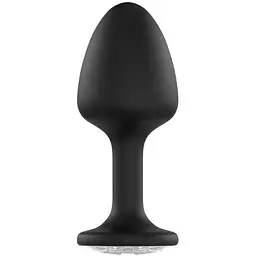 Анальна пробка Dorcel Geisha Plug Diamond XL з кулькою всередині створює вібрації макс діаметр 4.5 см