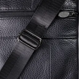 Сумка з ручкою для чоловіків Vintage 22864 17х19,5х7 см Чорний - мініатюра 10